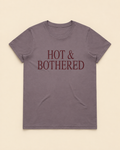 Hot & Bothered Maple Tee in Mauve on a cream background